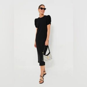 Pomander Place Black Short Sleeve Vesty Maxi Dress